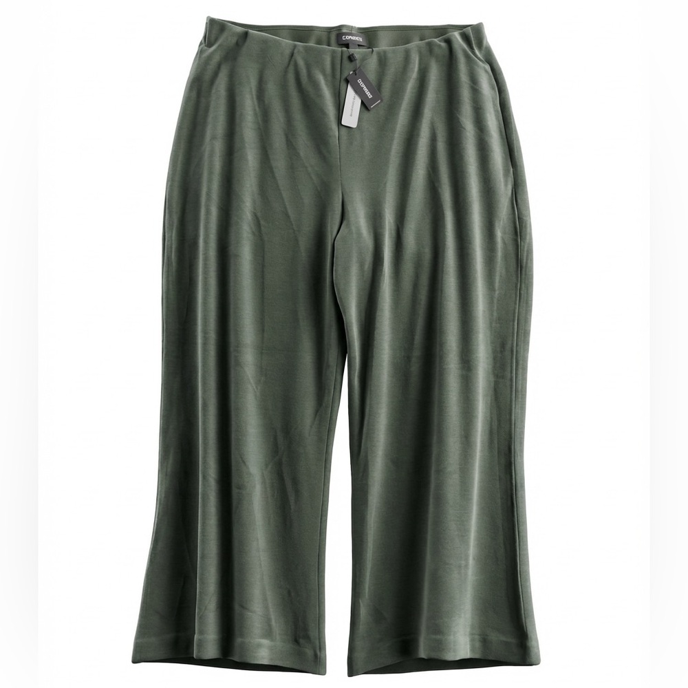Express Green Wide Leg Elegant Pants